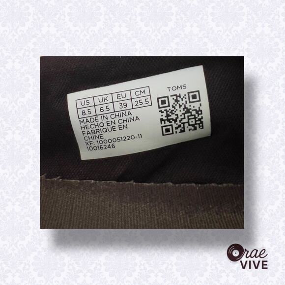 TOMS Alpargata Global Rope Earthwise Tribal Espadrilles W 8.5 - Picture 7 of 8